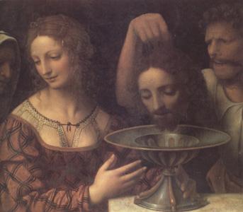 LUINI, Bernardino The Executioner Presents John the Baptist's Head to Herod (nn03) Germany oil painting art